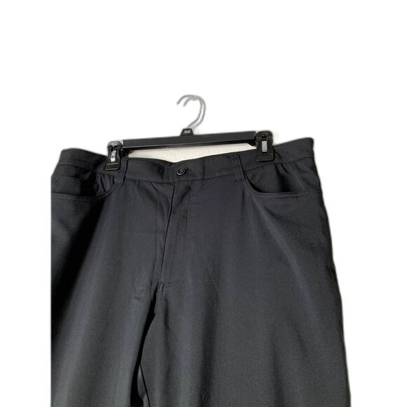 PGA Tour Black Golfing Pants Mens Size 36x30 Straight Leg Athletic - Picture 2 of 9